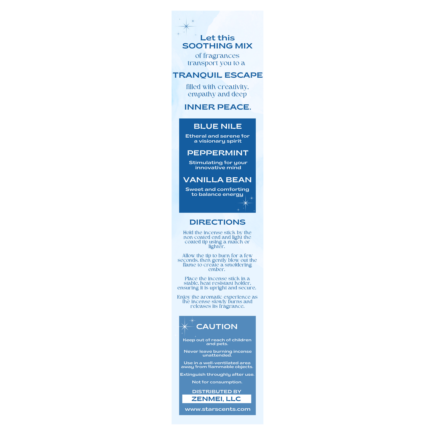Aquarius Star Scents Astrology Incense