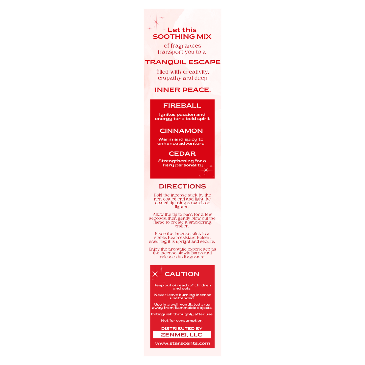 Aries Star Scents Astrology Incense