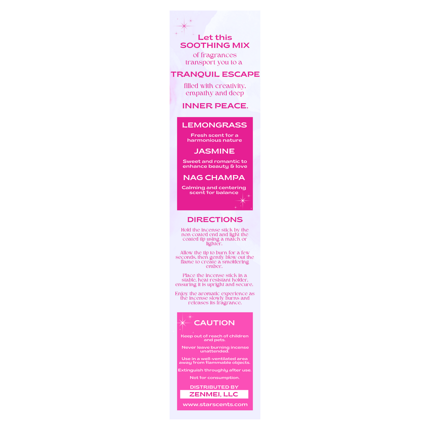 Libra Star Scents Astrology Incense