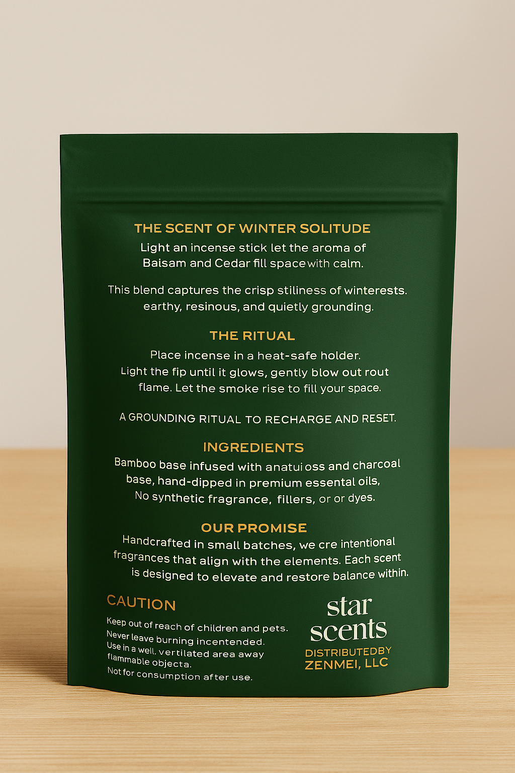 Limited Edition Balsam & Cedar Holiday Incense Pack