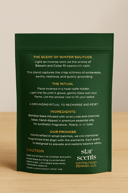 Limited Edition Balsam & Cedar Holiday Incense Pack