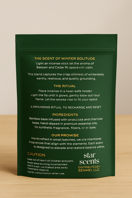 Limited Edition Balsam & Cedar Holiday Incense Pack